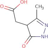 2-(3-Methyl-5-oxo-4,5-dihydro-1H-pyrazol-4-yl)acetic acid