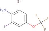 2-Bromo-6-iodo-4-trifluoromethoxyaniline