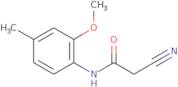 2-Cyano-N-(2-methoxy-4-methylphenyl)acetamide