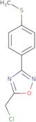 5-Chloromethyl-3-(4-methylsulfanyl-phenyl)-[1,2,4]oxadiazole