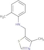 2-Methyl-N-[(4-methyl-1,3-thiazol-5-yl)methyl]aniline