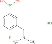 {3-[(Dimethylamino)methyl]-4-fluorophenyl}boronic acid hydrochloride