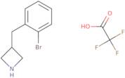 3-[(2-Bromophenyl)methyl]azetidine, trifluoroacetic acid
