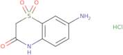 7-​amino-2H-​1,​4-​benzothiazin-​3(4H)​-​one 1,​1-​dioxide hydrochloride