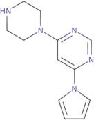 4-(Piperazin-1-yl)-6-(1H-pyrrol-1-yl)pyrimidine