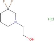 2-(3,3-Difluoropiperidin-1-yl)ethan-1-ol hydrochloride