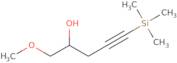 (4-Hydroxy-5-methoxypent-1-yn-1-yl)trimethylsilane