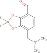 7-[(Dimethylamino)methyl]-2,2-difluoro-1,3-dioxaindane-4-carbaldehyde