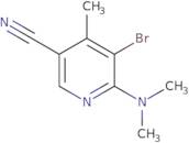5-Bromo-6-(dimethylamino)-4-methylpyridine-3-carbonitrile