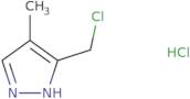 3-(Chloromethyl)-4-methyl-1H-pyrazole hydrochloride