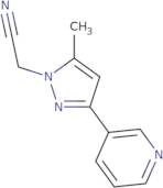 2-(5-Methyl-3-(pyridin-3-yl)-1H-pyrazol-1-yl)acetonitrile