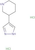 3-(1H-Pyrazol-4-yl)piperidine dihydrochloride