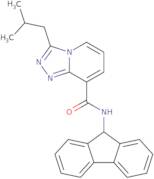 N-(9H-Fluoren-9-yl)-3-(2-methylpropyl)-[1,2,4]triazolo[4,3-a]pyridine-8-carboxamide