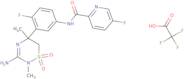 (R)-5-Fluoro-N-(4-fluoro-3-(3-imino-2,5-dimethyl-1,1-dioxido-1,2,4-thiadiazinan-5-yl)phenyl)picolinamide 2,2,2-trifluoroacetate