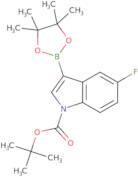 tert-Butyl 5-fluoro-3-(4,4,5,5-tetramethyl-1,3,2-dioxaborolan-2-yl)-1H-indole-1-carboxylate