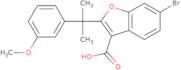 6-Bromo-2-(2-(3-methoxyphenyl)propan-2-yl)benzofuran-3-carboxylic acid