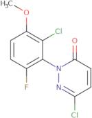 6-Chloro-2-(2-chloro-6-fluoro-3-methoxyphenyl)pyridazin-3(2H)-one