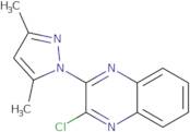 2-Chloro-3-(3,5-dimethyl-pyrazol-1-yl)-quinoxaline