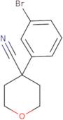 4-(3-Bromophenyl)oxane-4-carbonitrile