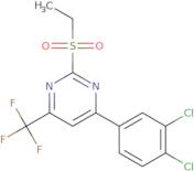 4-(3,4-Dichlorophenyl)-2-(ethanesulfonyl)-6-(trifluoromethyl)pyrimidine