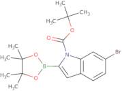 tert-Butyl 6-bromo-2-(4,4,5,5-tetramethyl-1,3,2-dioxaborolan-2-yl)-1H-indole-1-carboxylate