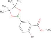 Methyl 2-bromo-5-(4,4,5,5-tetramethyl-1,3,2-dioxaborolan-2-yl)benzoate