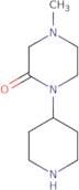 4-Methyl-1-(piperidin-4-yl)piperazin-2-one