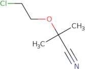 2-(2-Chloroethoxy)-2-methylpropanenitrile