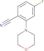 4-Fluoro-2-(morpholin-4-yl)benzonitrile