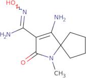 4-Amino-N'-hydroxy-1-methyl-2-oxo-1-azaspiro[4.4]non-3-ene-3-carboximidamide