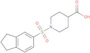 1-(2,3-Dihydro-1H-indene-5-sulfonyl)piperidine-4-carboxylic acid