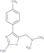 5-[(Dimethylamino)methyl]-4-(4-methylphenyl)-1,3-thiazol-2-amine