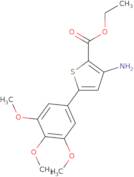 Ethyl 3-amino-5-(3,4,5-trimethoxyphenyl)thiophene-2-carboxylate