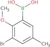 3-Bromo-2-methoxy-5-methylphenylboronic acid