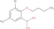 3-Bromo-2-butoxy-5-methylphenylboronic acid