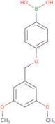 [4-[(3,5-Dimethoxyphenyl)methoxy]phenyl]boronic acid