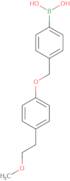 4-(4'-(2-Methoxyethyl)phenoxy)methylphenylboronic acid