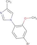 1-(4-Bromo-2-methoxyphenyl)-4-methylimidazole