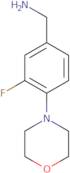 [3-Fluoro-4-(morpholin-4-yl)phenyl]methanamine