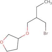 3-[2-(Bromomethyl)butoxy]oxolane