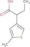 2-(5-Methylthiophen-3-yl)butanoic acid