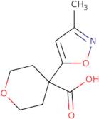 4-(3-Methyl-1,2-oxazol-5-yl)oxane-4-carboxylic acid