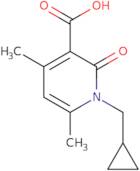 1-(Cyclopropylmethyl)-4,6-dimethyl-2-oxo-1,2-dihydropyridine-3-carboxylic acid