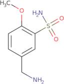 5-(Aminomethyl)-2-methoxybenzene-1-sulfonamide