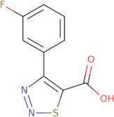 4-(3-Fluorophenyl)-1,2,3-thiadiazole-5-carboxylic acid