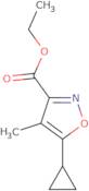 Ethyl 5-cyclopropyl-4-methyl-1,2-oxazole-3-carboxylate