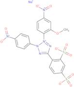 Sodium 4-(3-(2-methoxy-4-nitrophenyl)-2-(4-nitrophenyl)-2H-tetrazol-3-ium-5-yl)benzene-1,3-disul...