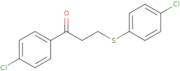 1-(4-Chlorophenyl)-3-[(4-chlorophenyl)sulfanyl]-1-propanone