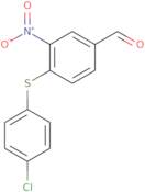 4-[(4-Chlorophenyl)sulfanyl]-3-nitrobenzenecarbaldehyde
