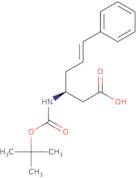 Boc-(S)-3-Amino-(6-phenyl)-5-hexenoic acid